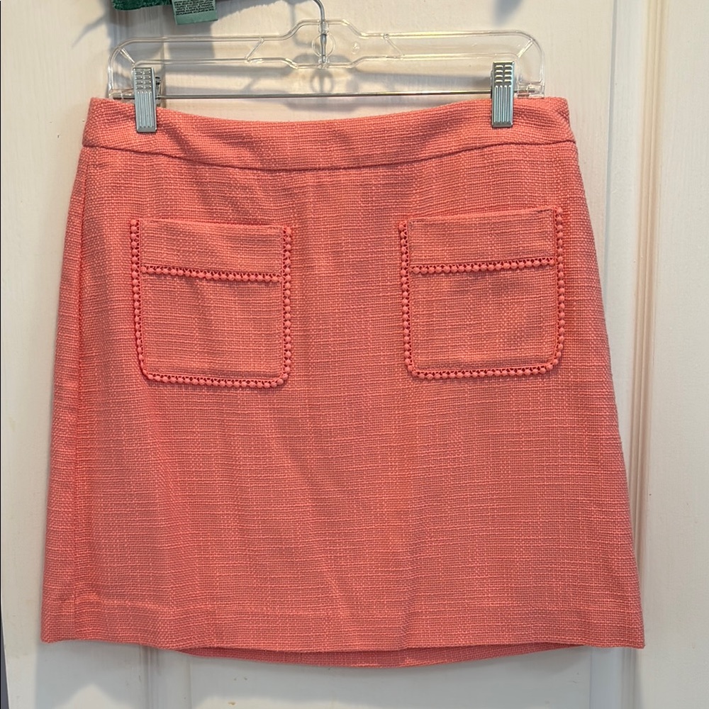 NWT LOFT Pink A-Line Knee-Length Skirt for Casual Resort Wear